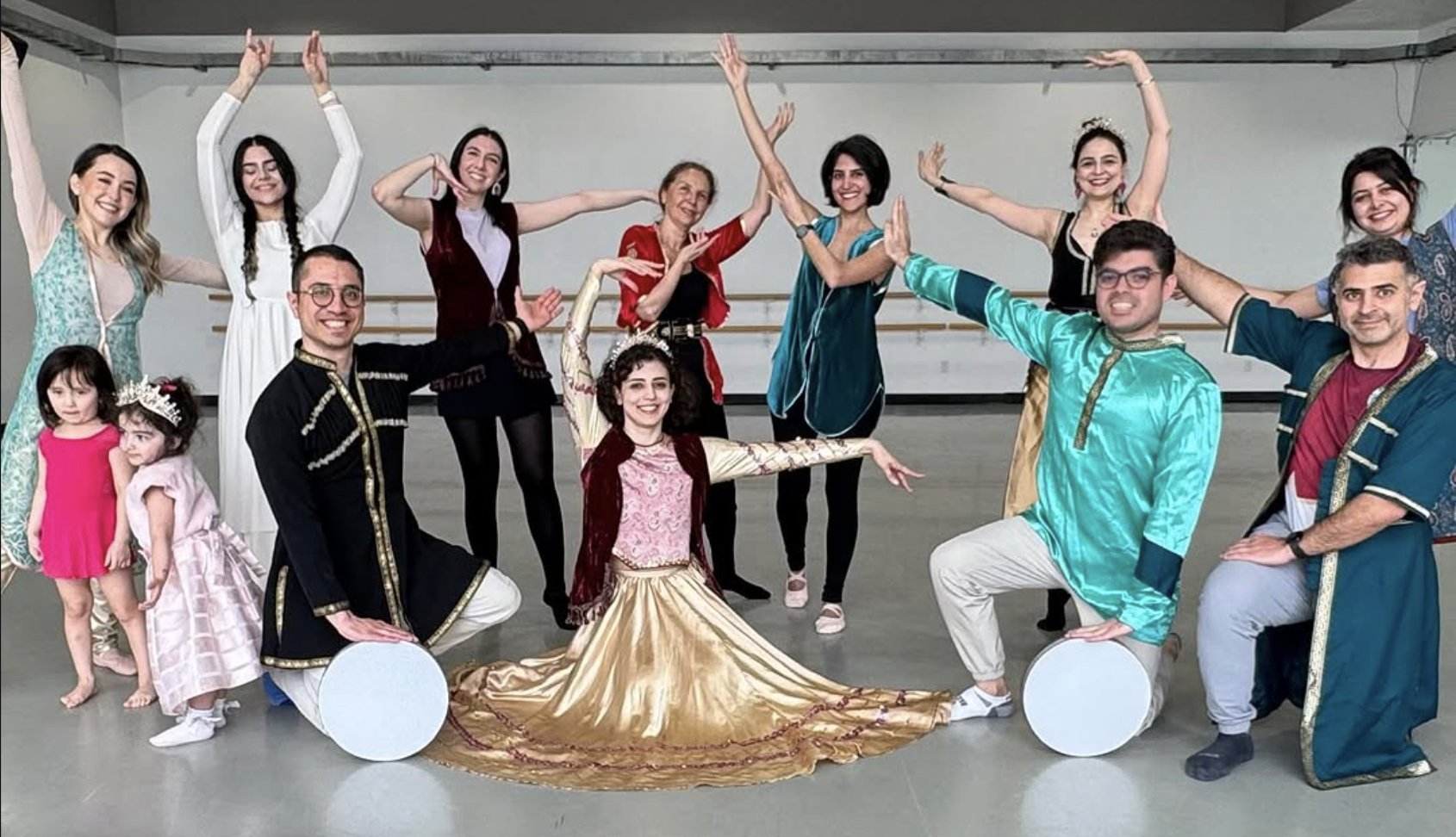 In costume · Studio